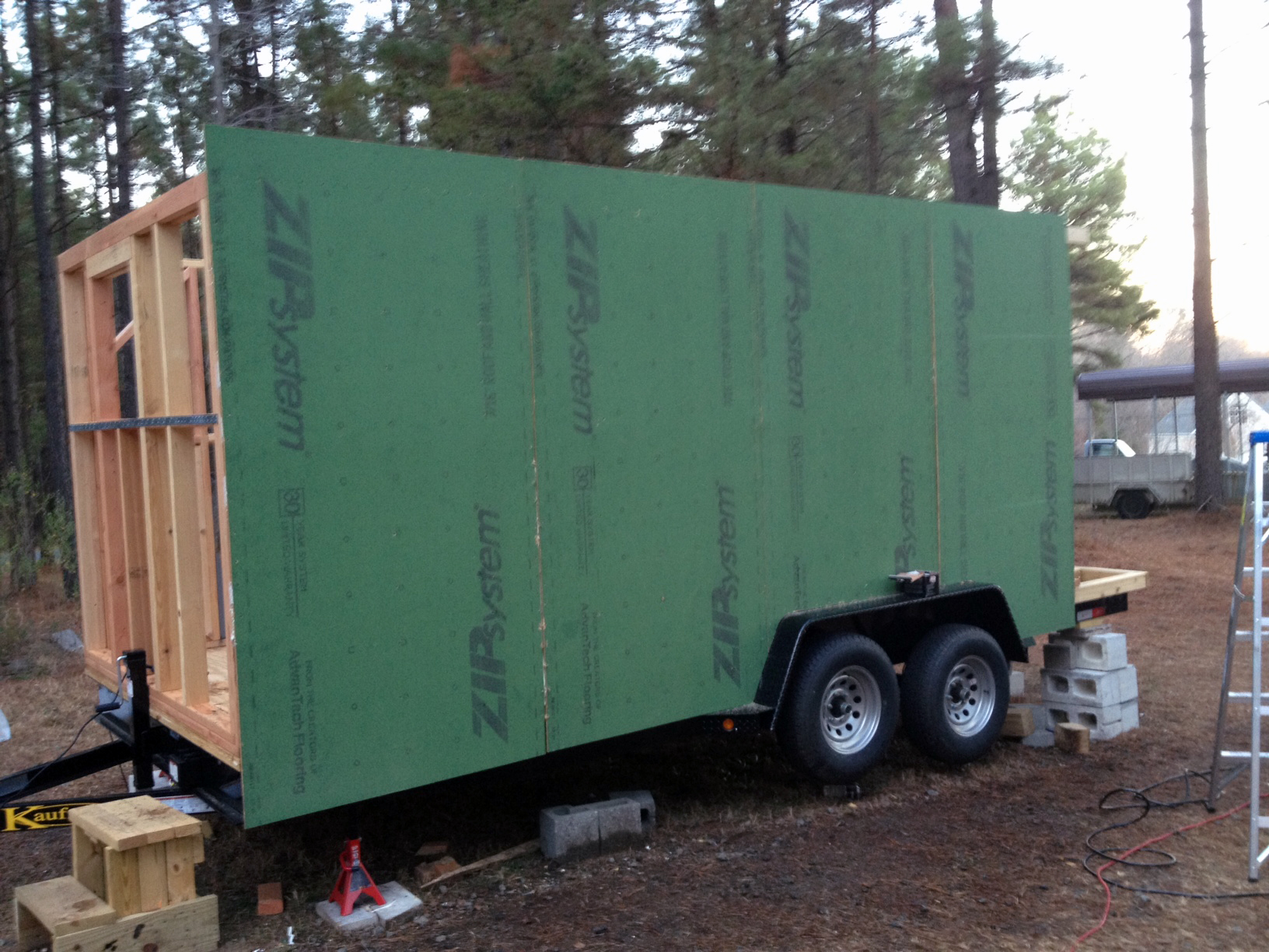 Sheathing your tiny home