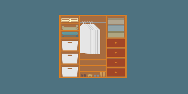 a simple wardrobe