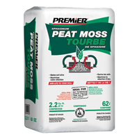 package of peat moss or spagnum moss