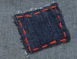 fix clothes with a patch