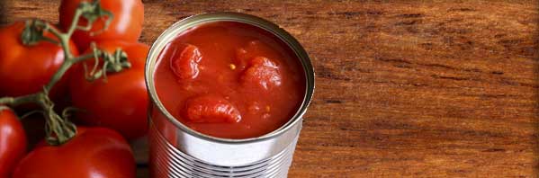 cans of tomatoes