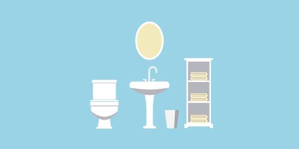 how to declutter your cabinets and counters in your bathroom