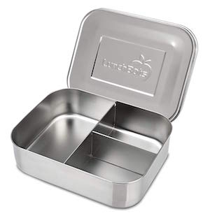 bento box by lunchbots - a stainless steel lunch container