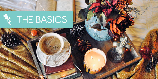 the basics of hygge in a small cozy space