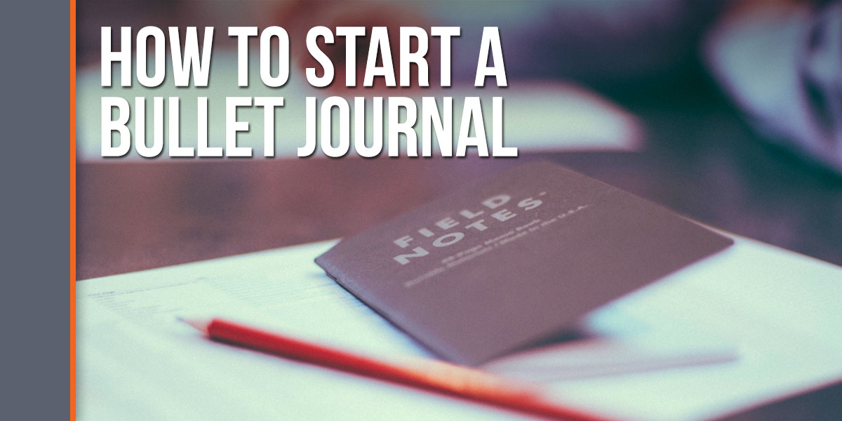 how to start a bullet journal in a few easy steps