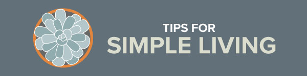 tips for simple living