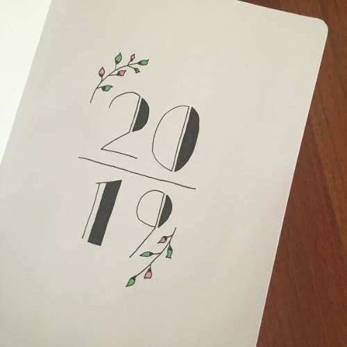 yearly cover for bujo