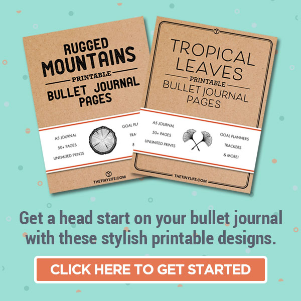 printable bullet journal stickers