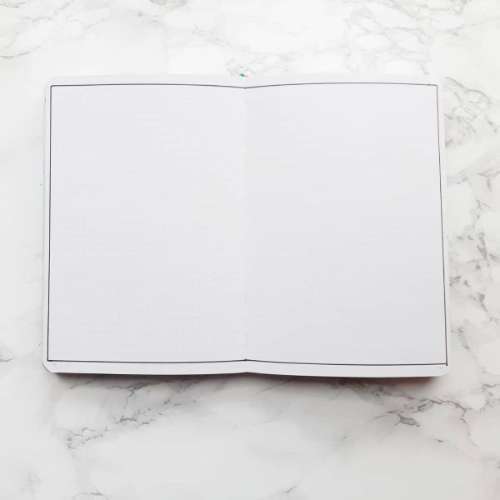simple blank page for brain dump bullet jouranl page