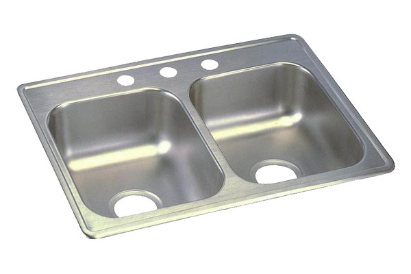 A standard stainless steel sink is an inexpensive and easy-to-find sink surface choice for your tiny house.