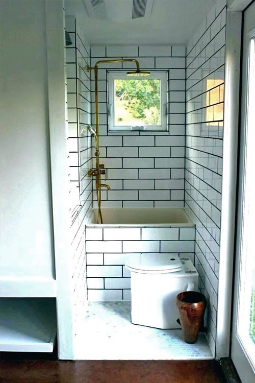 simple tiny house bathroom style