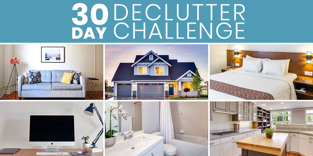30-Day Declutter Challenge: Go From Stressed To Clutter Free Fast + Free Calendar