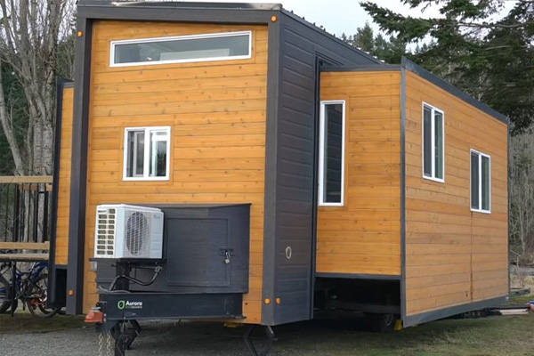 tiny house slide out extra space