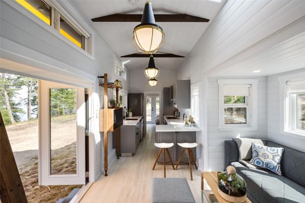Interior of Tiny House Slide Out