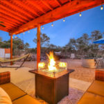 tiny house hotel to stay at with great firepit and outdoor patio