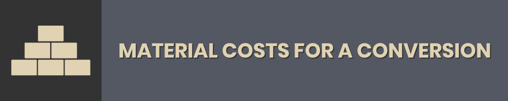 Material Costs for Converting a School Bus