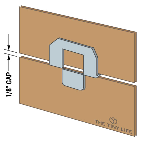 roof sheathing clips