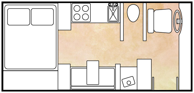 creative layout for skoolie floorplan