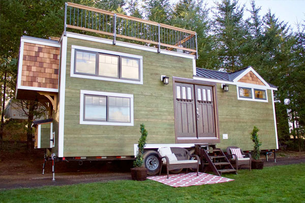 rooftop tiny house deck