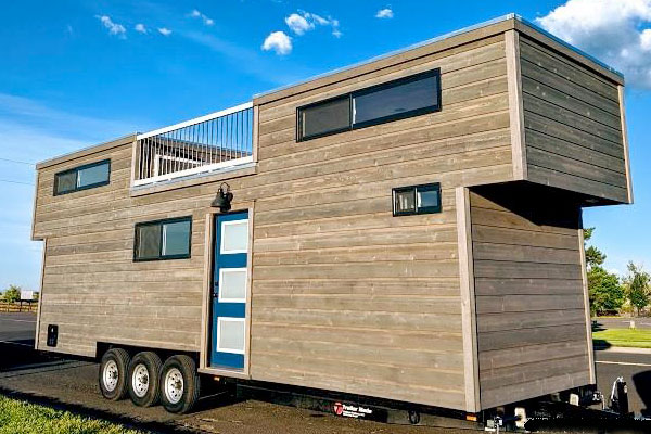 tiny house with up to four bedrooms