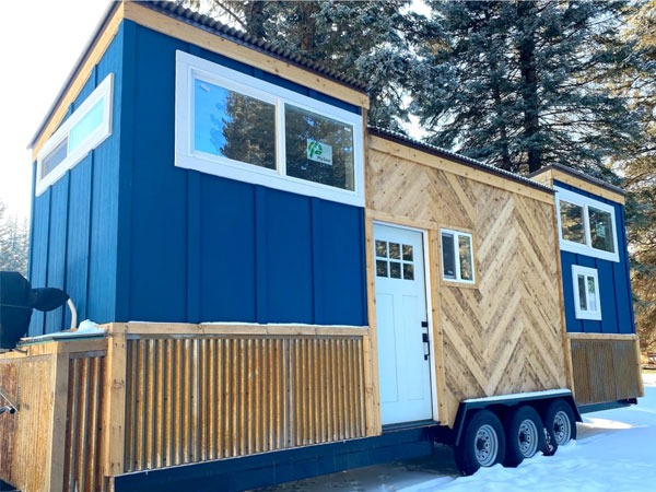 Blue Magnolia tiny house for sale in colorado