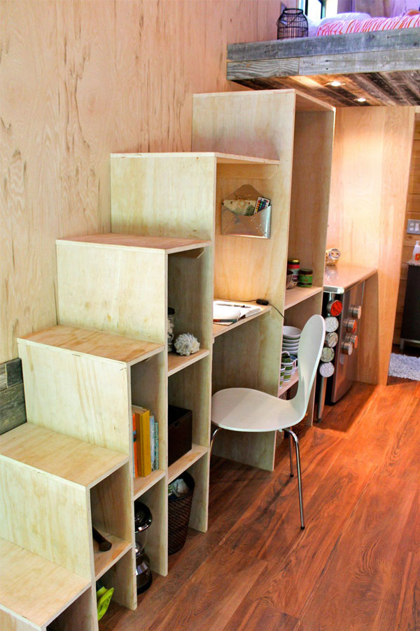 organizing space in a tiny home office