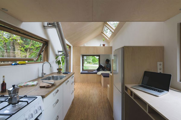 space in a tiny house office
