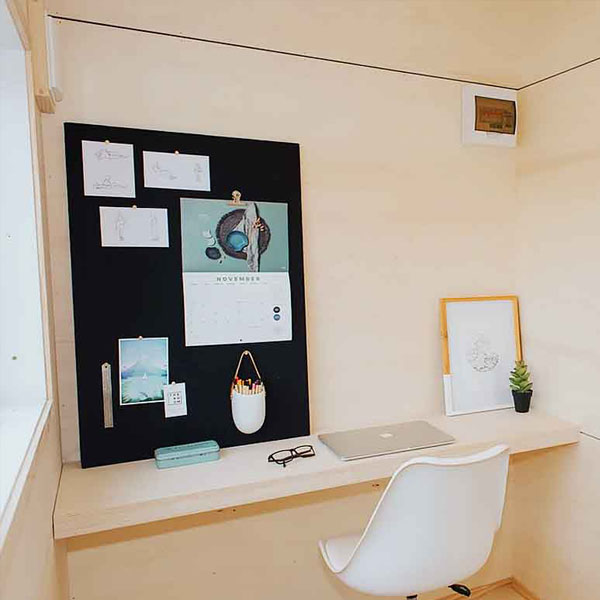 tiny house office examples