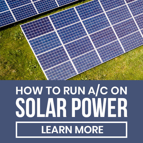how to run ac on solar power