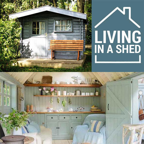 living in a shed ideas