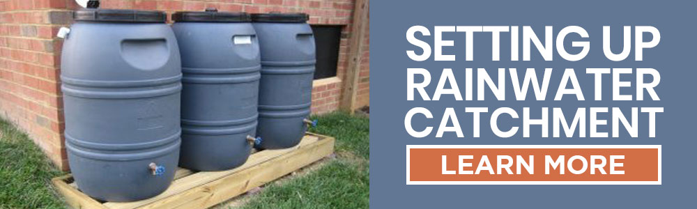 how to set up a rainwater catchment