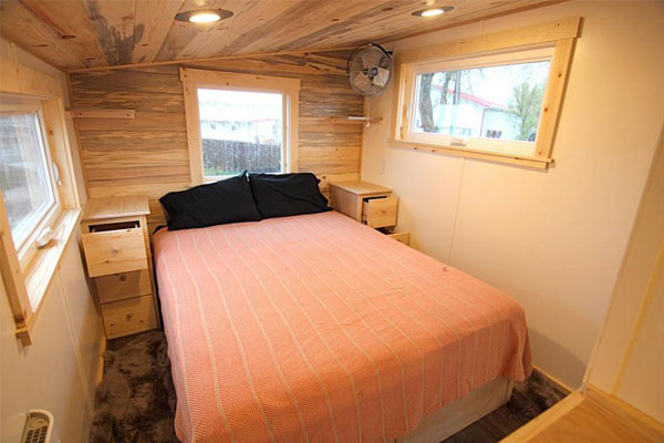 tiny house with bedroom downstairs