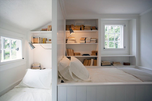 tiny house loft with two bedroom floorplan