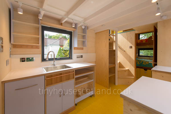 tiny house scotland nestpod kitchen