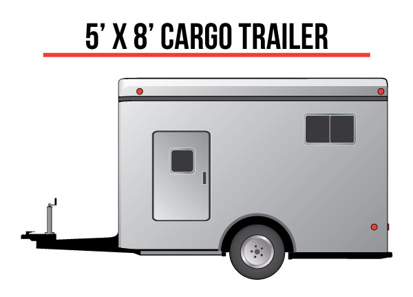 cargo trailer 5x8