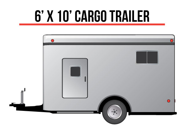 cargo trailer 6x10
