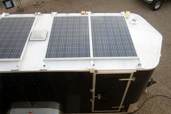 cargo trailer solar panels