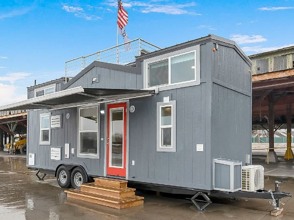 tiny house with rooftop deck for sale
