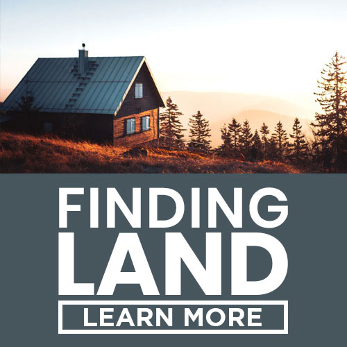 finding land for your house