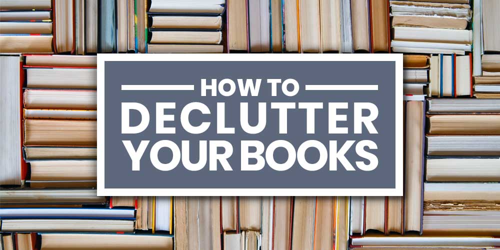 how to declutter your books