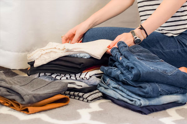 organize clothing first