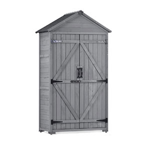 outdoor mini shed