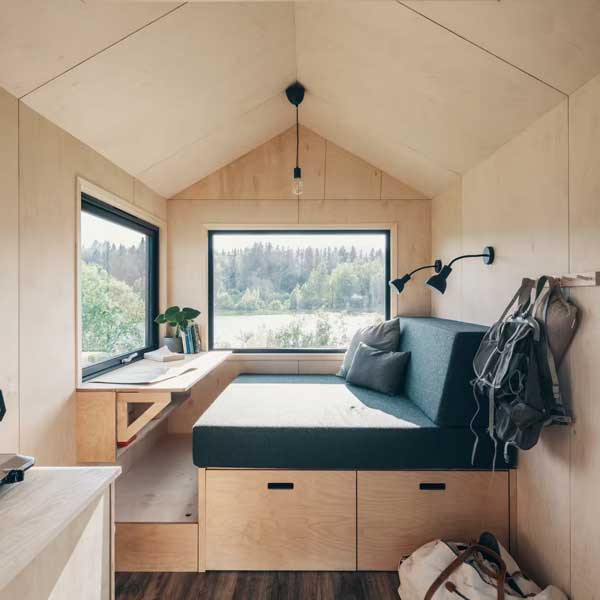 modern style interior design tiny home