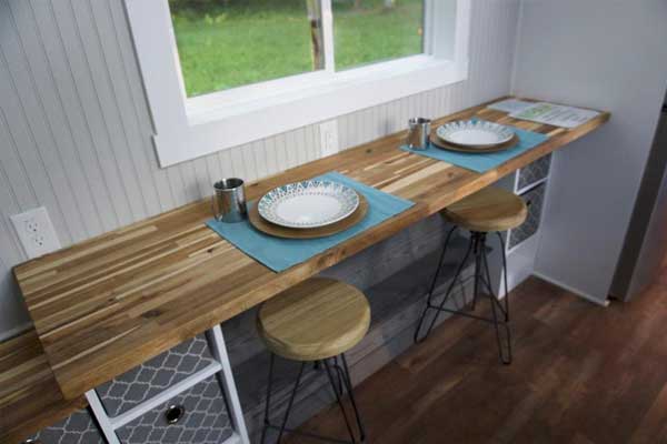 tiny house dining room style