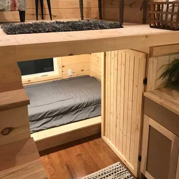 tiny home bedroom nook