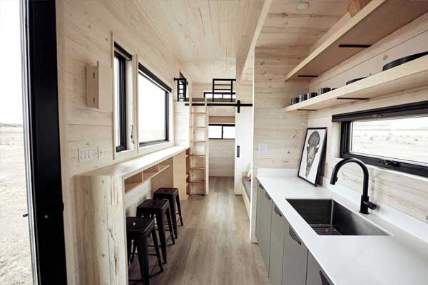 tiny house modern style interior design