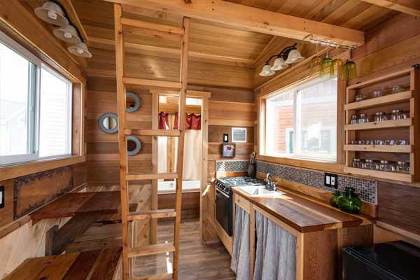 tiny house interior design rustic style