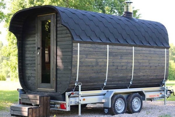 Enclosed Trailer For Mobile Sauna