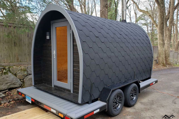 igloo style mobile sauna