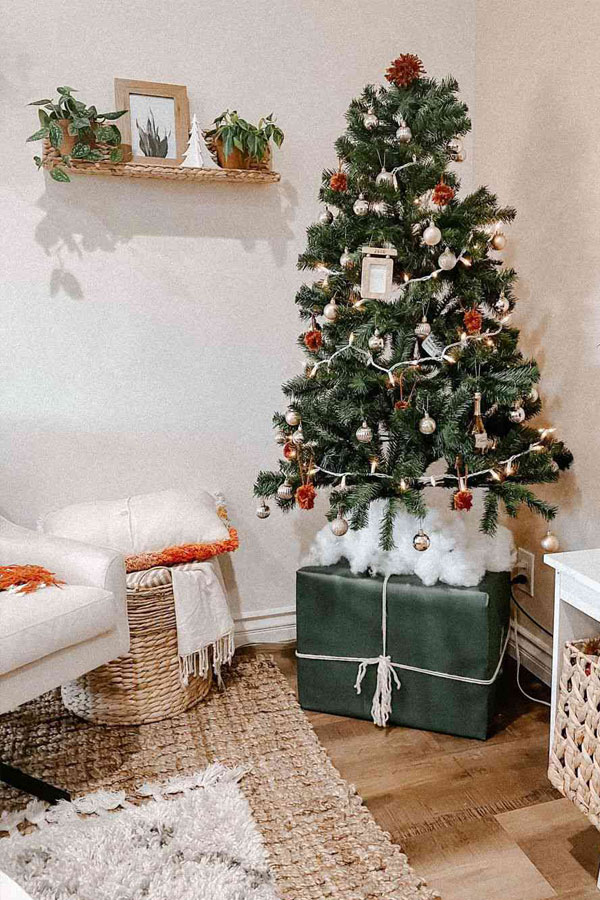 christmas decorating in small spaces